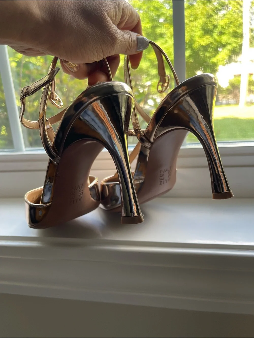 Naturalizer Astrid T-Strap Pointed Toe Dress Pumps – Rose Gold – Size 8.5 – NWT